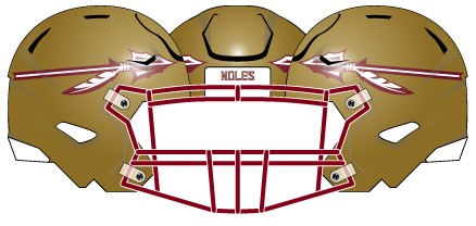 Florida State 2021 Gold Helmet