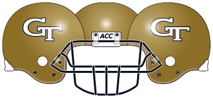 Georgia Tech 2005 Gold Helmet