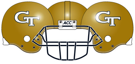 Georgia Tech 2005 Gold Helmet