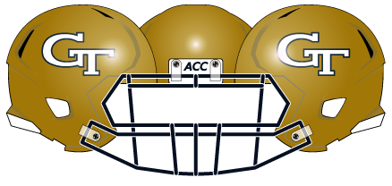 Georgia Tech 2005 Gold Helmet