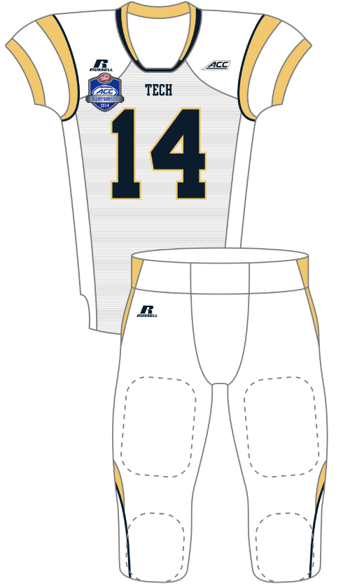 Georgia Tech 2014 White Uniform