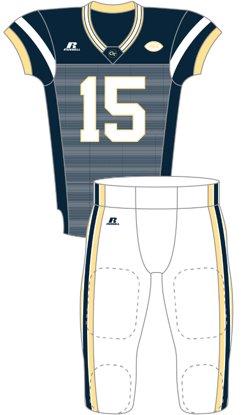 Georgia Tech 2015 Blue Uniform