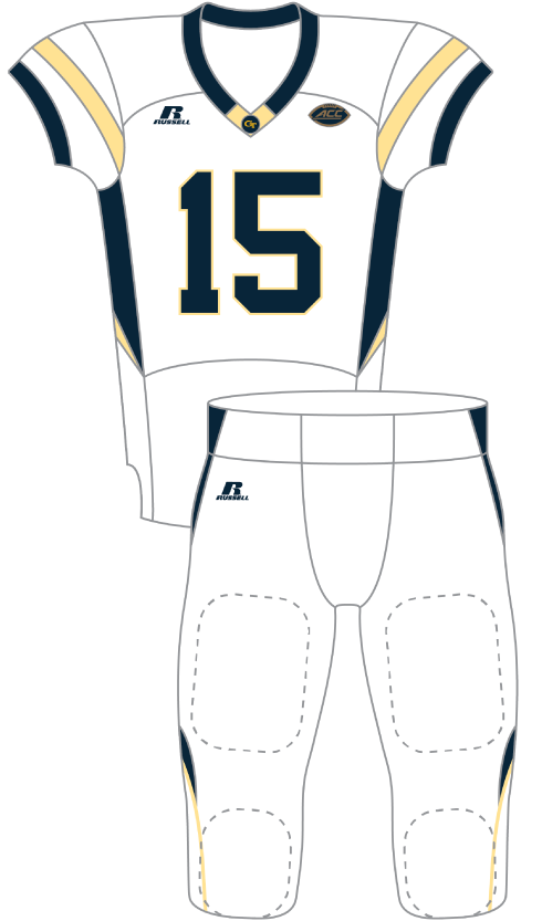 Georgia Tech 2015 White Away Uniform