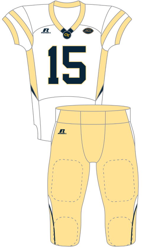 Georgia Tech 2015 White Uniform