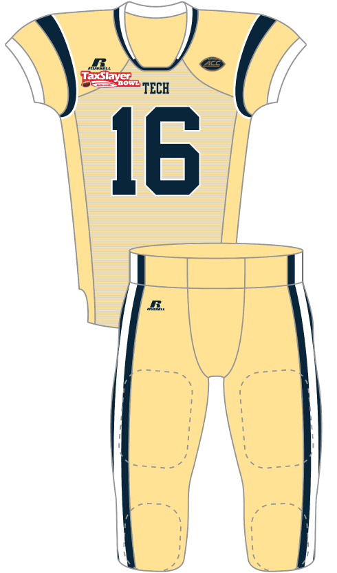 Georgia Tech 2016 Gold Uniform