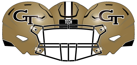 2023 Gold & Black Helmet