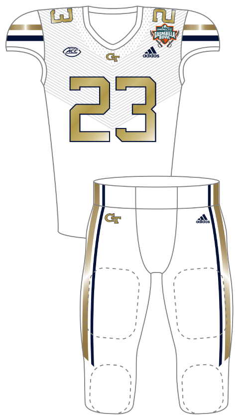 Georgia Tech 2023 White Uniform