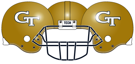 Georgia Tech Gold Helmet