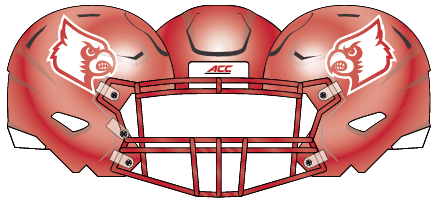 Louisville 2018 Helmet Red