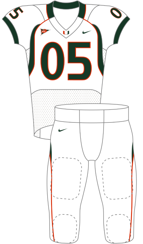 Miami 2005 White Uniform