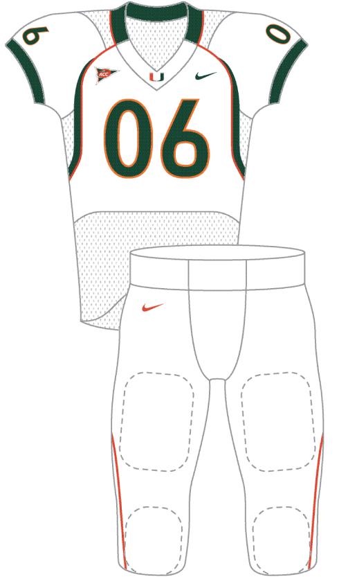 Miami 2006 White Uniform