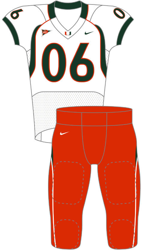 Miami 2006 White Uniform