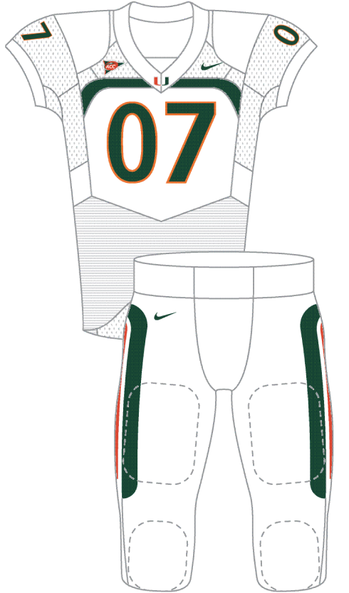 Miami 2007 White Uniform