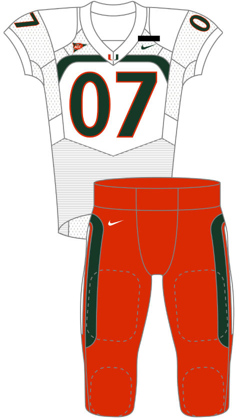 Miami 2007 White Uniform