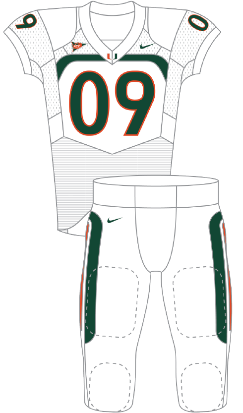 Miami 2009 White Uniform