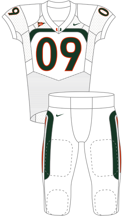 Miami 2009 White Uniform