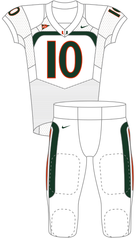 Miami 2010 White Uniform