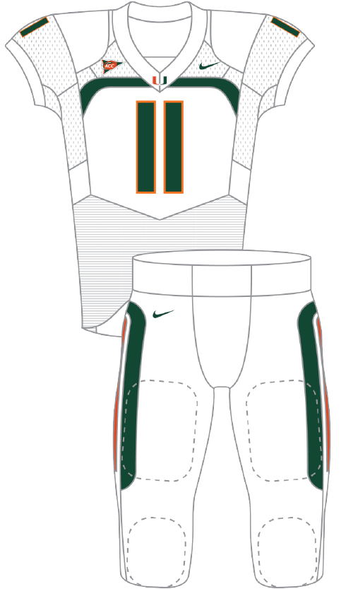 Miami 2011 White Uniform