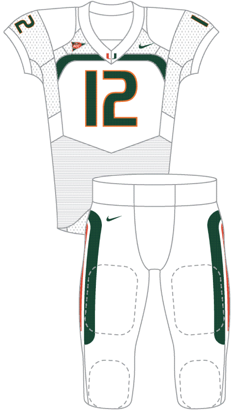 Miami 2012 White Uniform