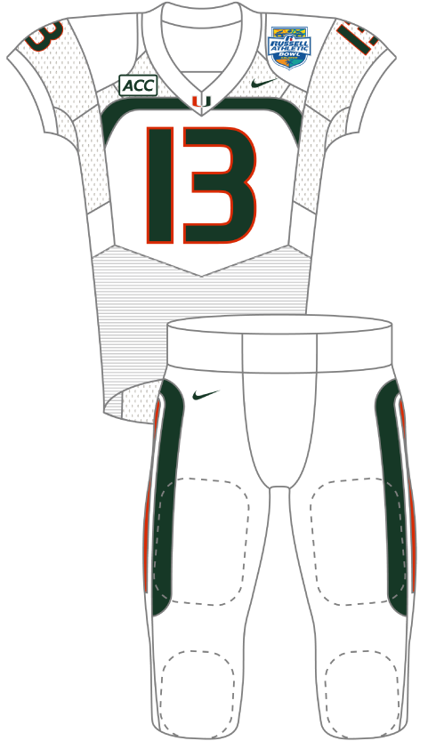 Miami 2013 White Uniform