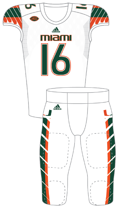 Miami 2016 White Uniform