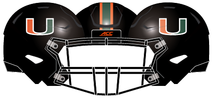 Miami 2017 Black Helmet