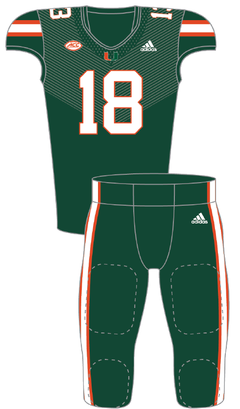 Miami 2018 Green Uniform