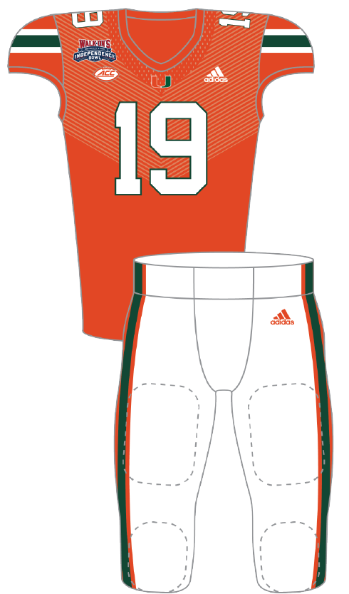 Miami 2019 Bowl Uniform