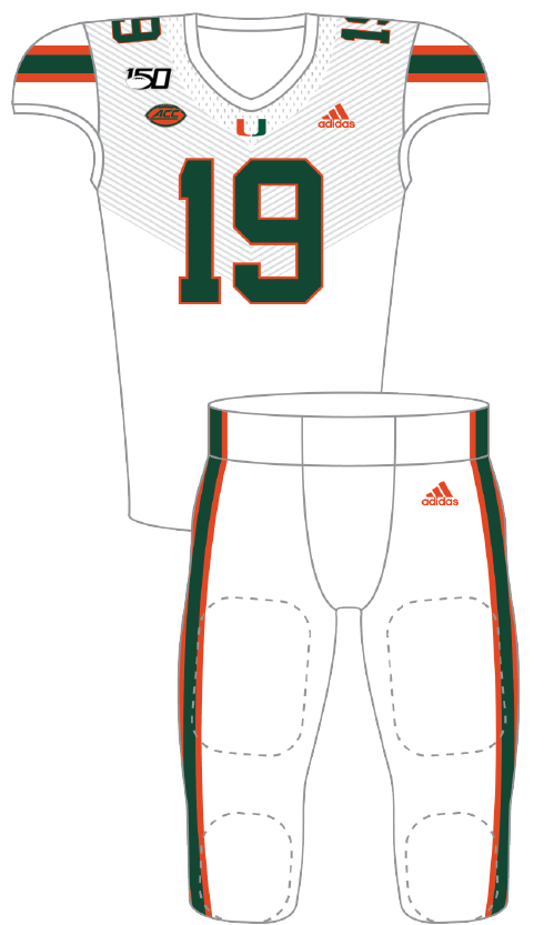 Miami 2019 White Uniform