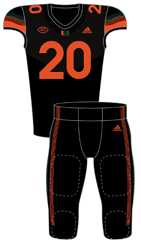 Miami 2020 Black Uniform