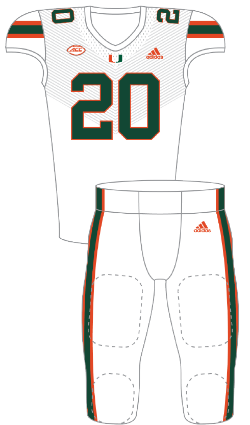 Miami 2020 White Uniform