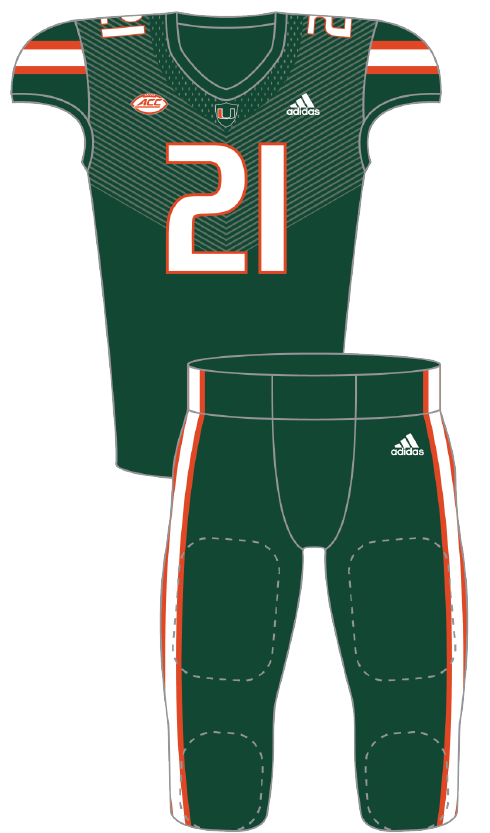 Miami 2021 Green Uniform