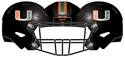 Miami 2021 Black Helmet