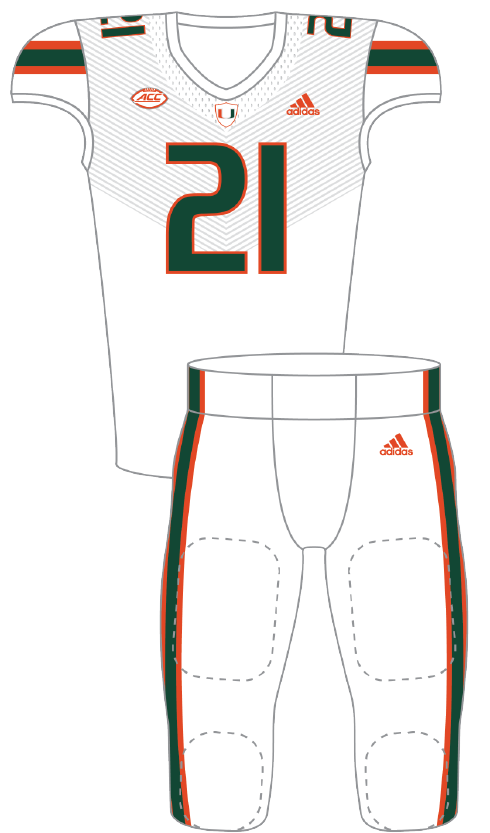 Miami 2021 White Uniform
