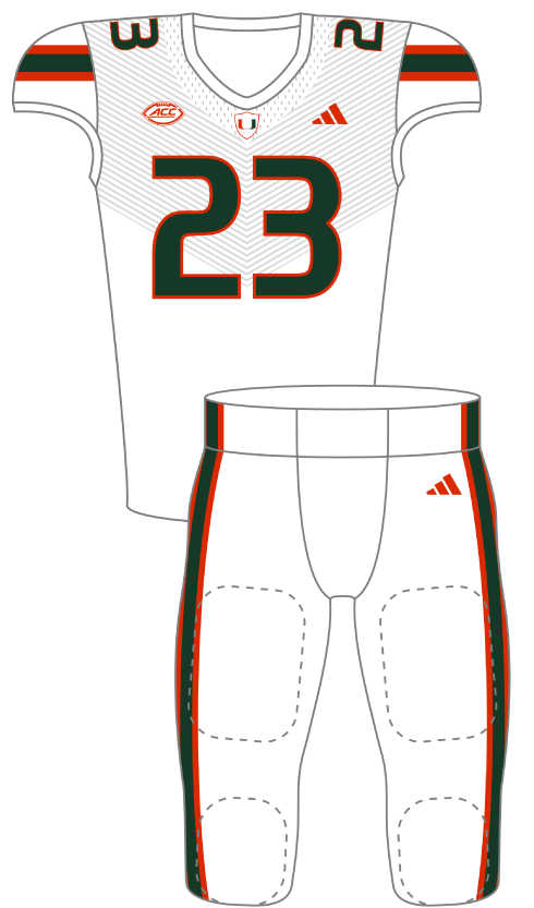 Miami 2023 White Uniform