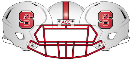 2013 NC State White Helmet