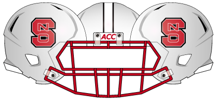 2013 NC State White Out Helmet