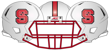 2013 NC State White Helmet