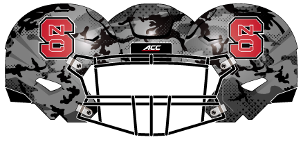 2014 NC State Blackout Helmet