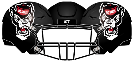 2021 NC State black Helmet