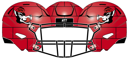 2021 NC State Brick Helmet