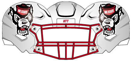 2021 NC State White Helmet