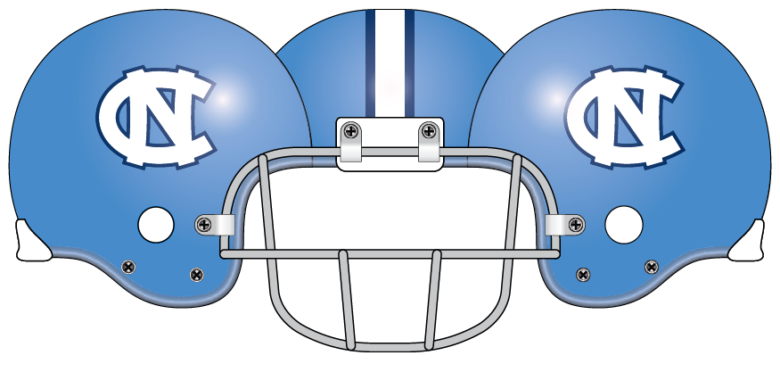 North Carolina 1978 Blue Helmet