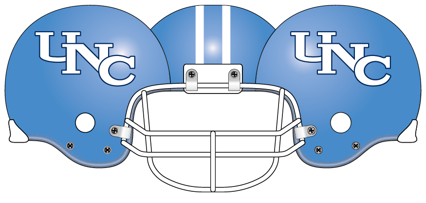 North Carolina 1980 Blue Helmet