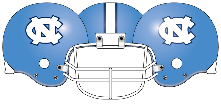 North Carolina 1988 Blue Helmet
