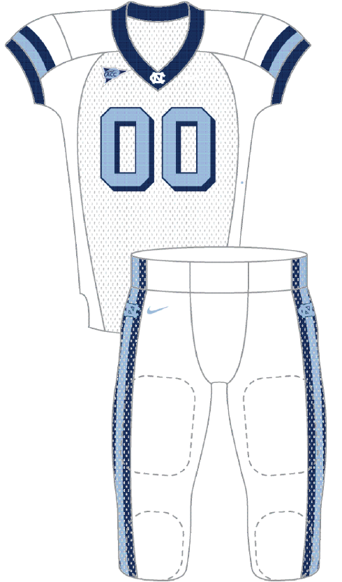 North Carolina 2000 White Uniform