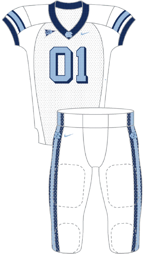 North Carolina 2013 White Uniform