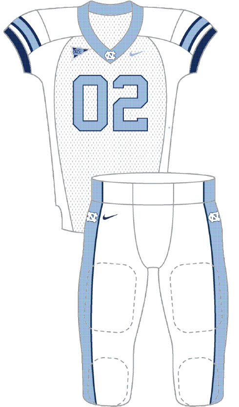 North Carolina 2013 White Uniform