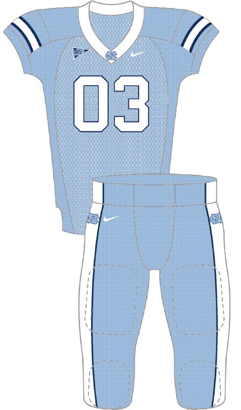 North Carolina 2013 Blue Uniform