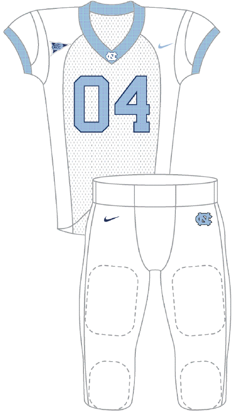 North Carolina 2004 White Uniform